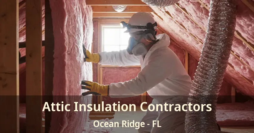 Attic Insulation Contractors Ocean Ridge - FL