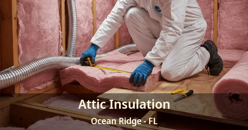 Attic Insulation Ocean Ridge - FL