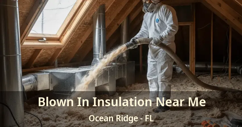 Blown In Insulation Near Me Ocean Ridge - FL