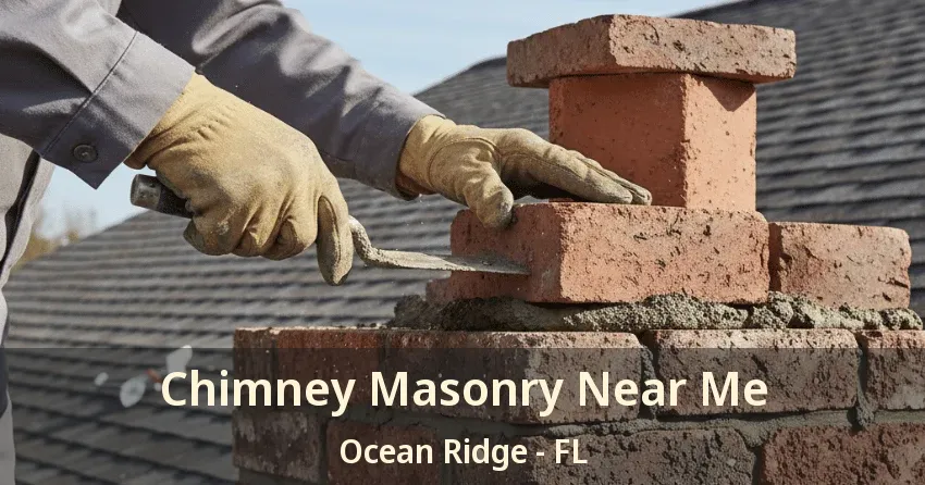 Chimney Masonry Near Me Ocean Ridge - FL