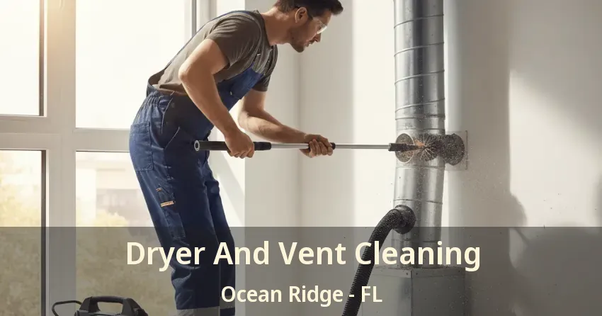 Dryer And Vent Cleaning Ocean Ridge - FL