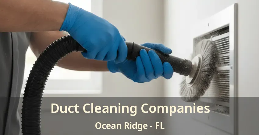 Duct Cleaning Companies Ocean Ridge - FL Duct Cleaning Companies Ocean Ridge - FL