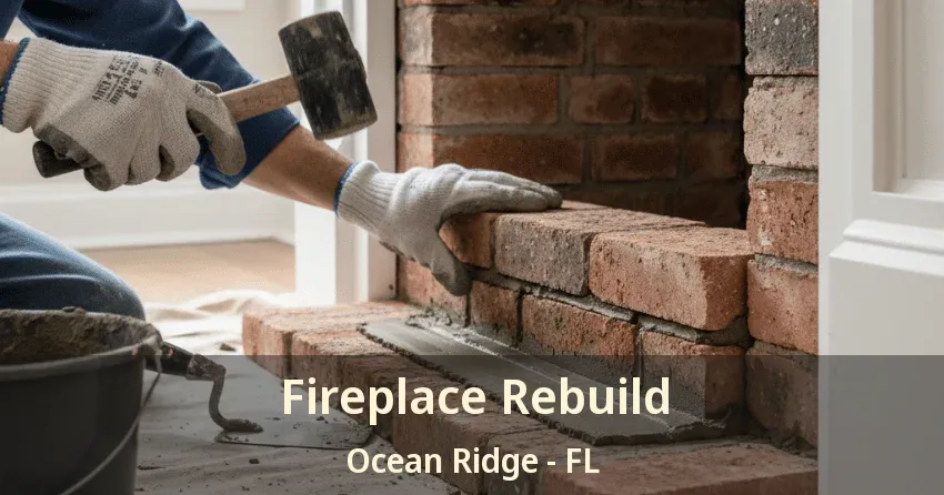 Fireplace Rebuild Ocean Ridge - FL
