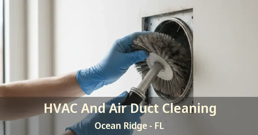 HVAC And Air Duct Cleaning Ocean Ridge - FL