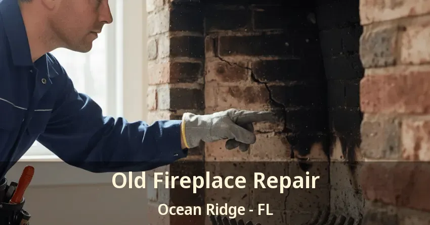 Old Fireplace Repair Ocean Ridge - FL